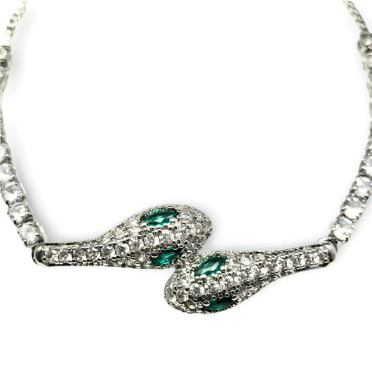 Emerald Serpent Bracelet
