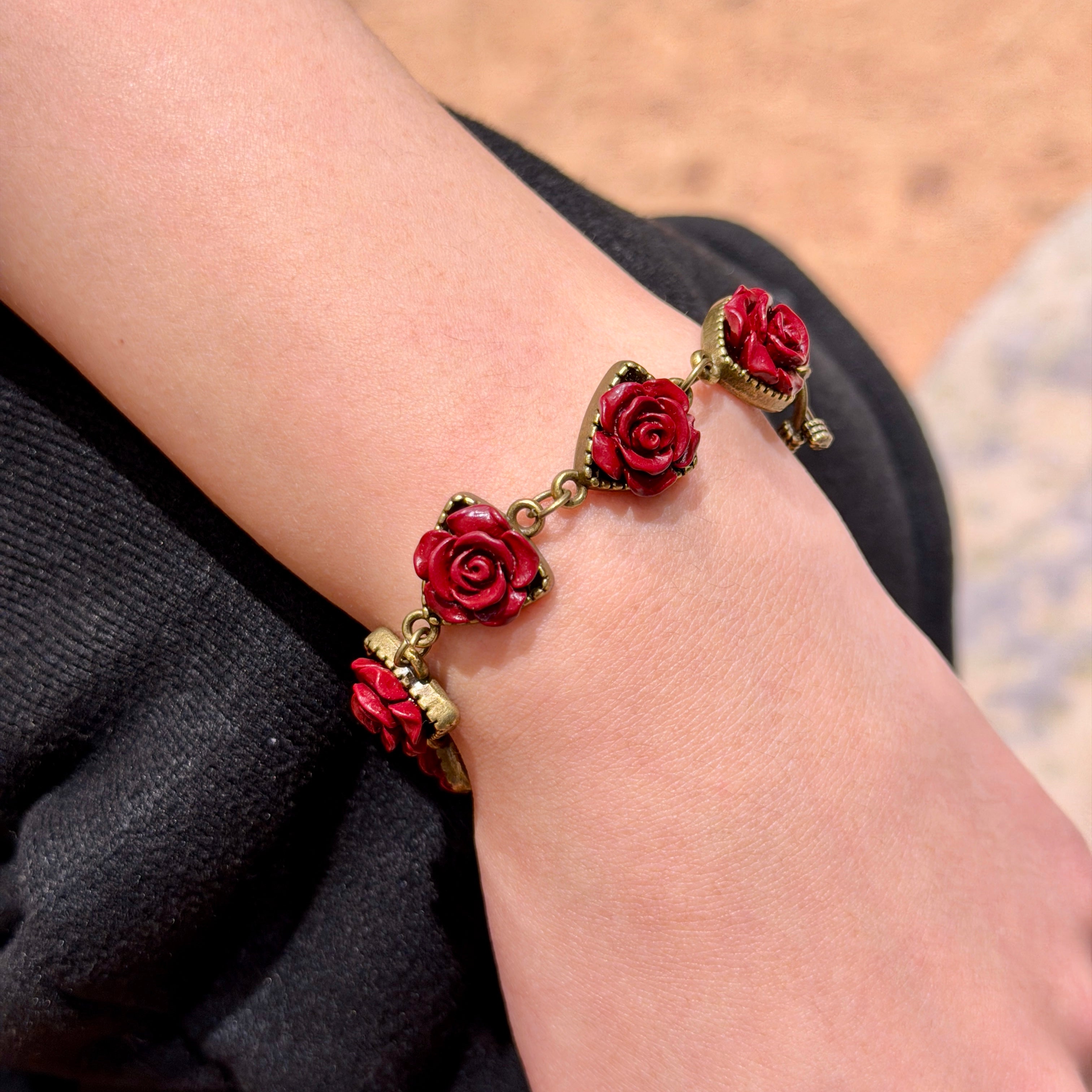 CRIMSON BLOOM BRACELET