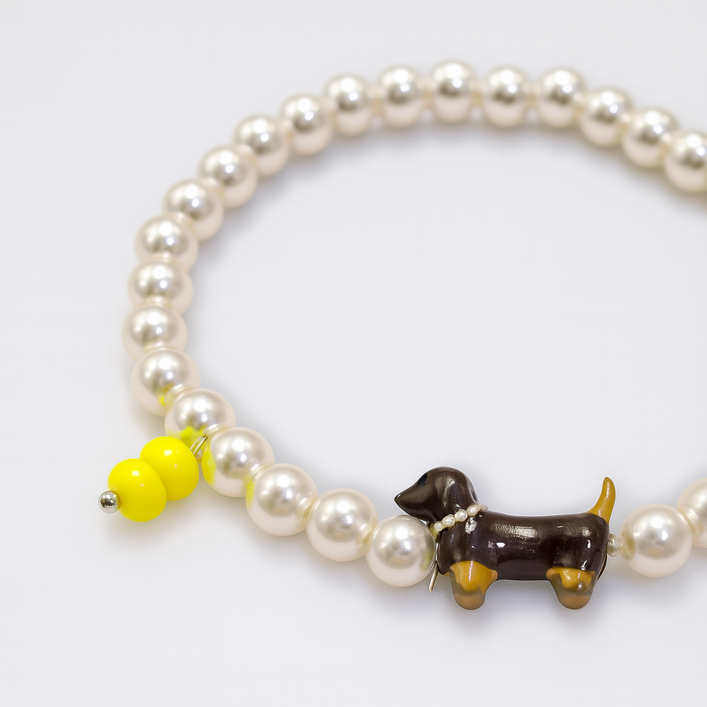 PLAYFUL PEARL PUP BRACELET