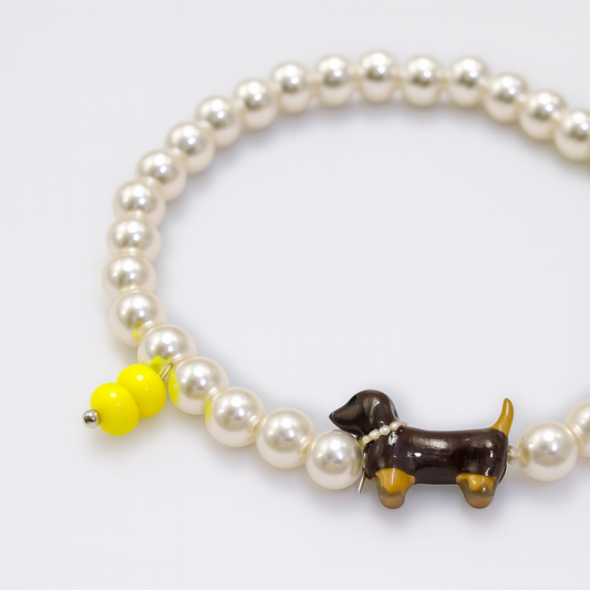 Playful Pearl Pup Bracelet