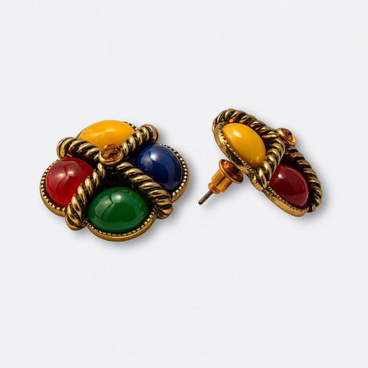 Gem Mosaic Earrings