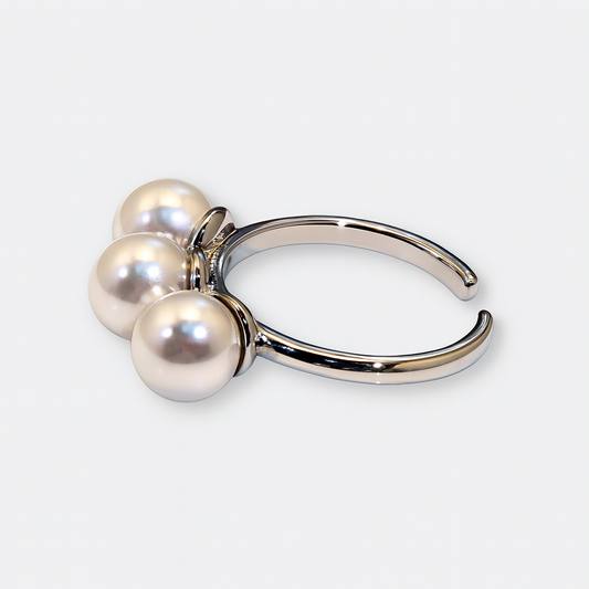 Trinity Pearl Ring