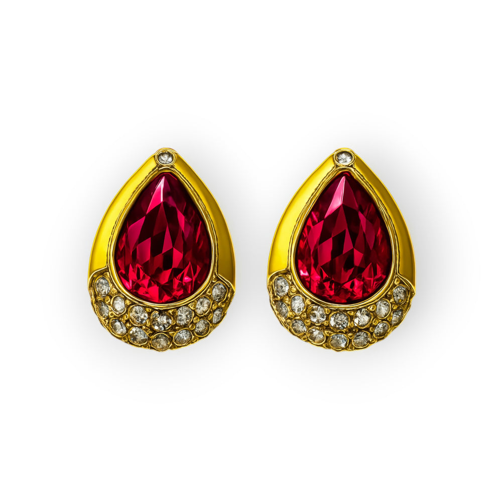 Scarlet Radiance Earrings