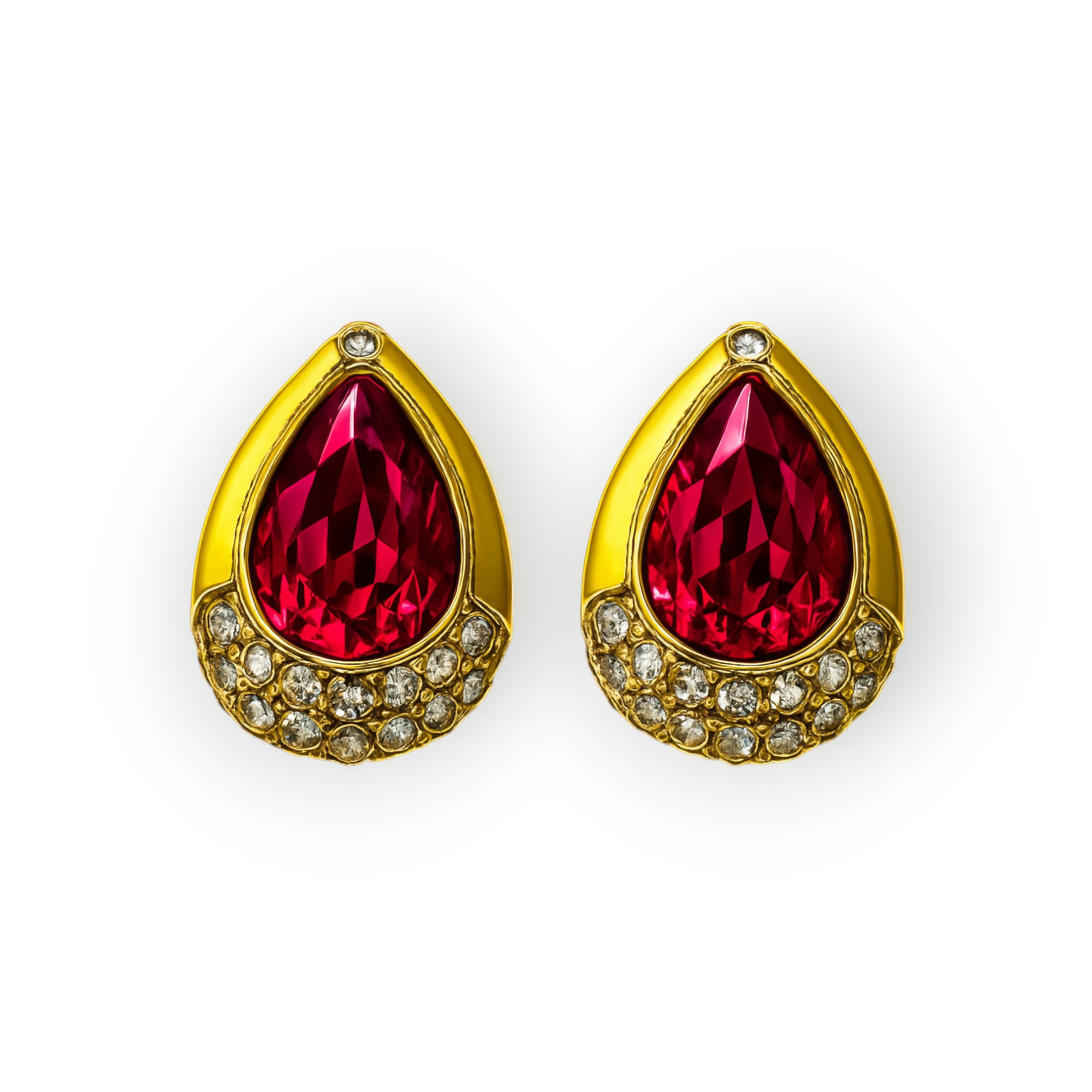 SCARLET RADIANCE EARRINGS