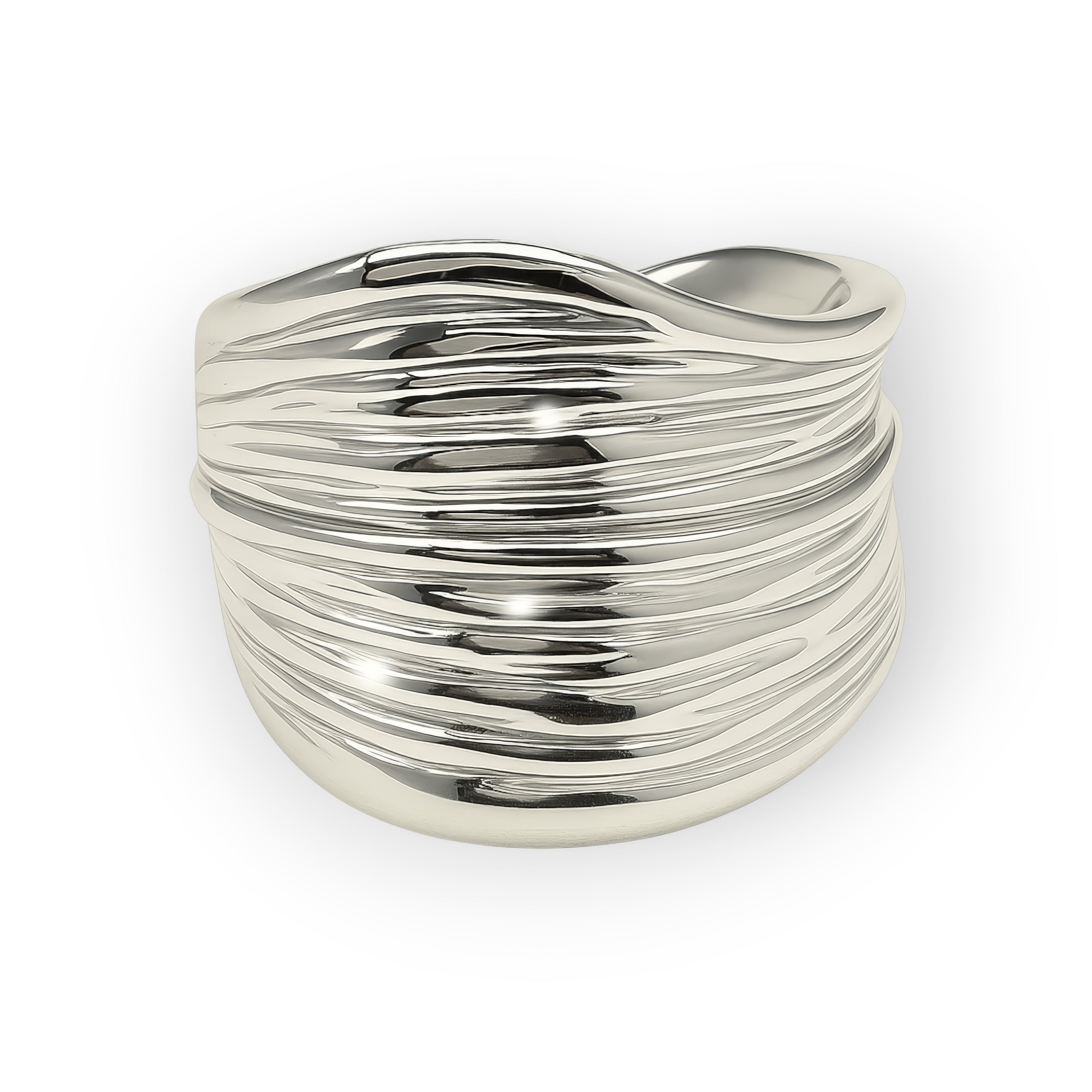 Silver Current Ring
