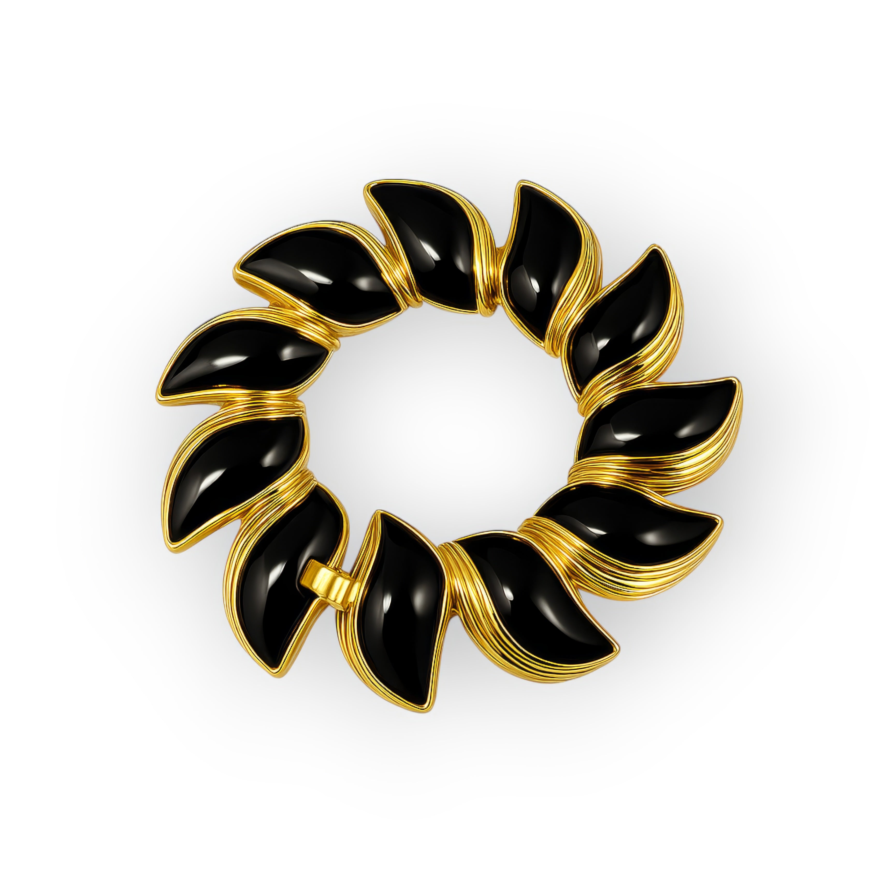 Noir Petal Bracelet