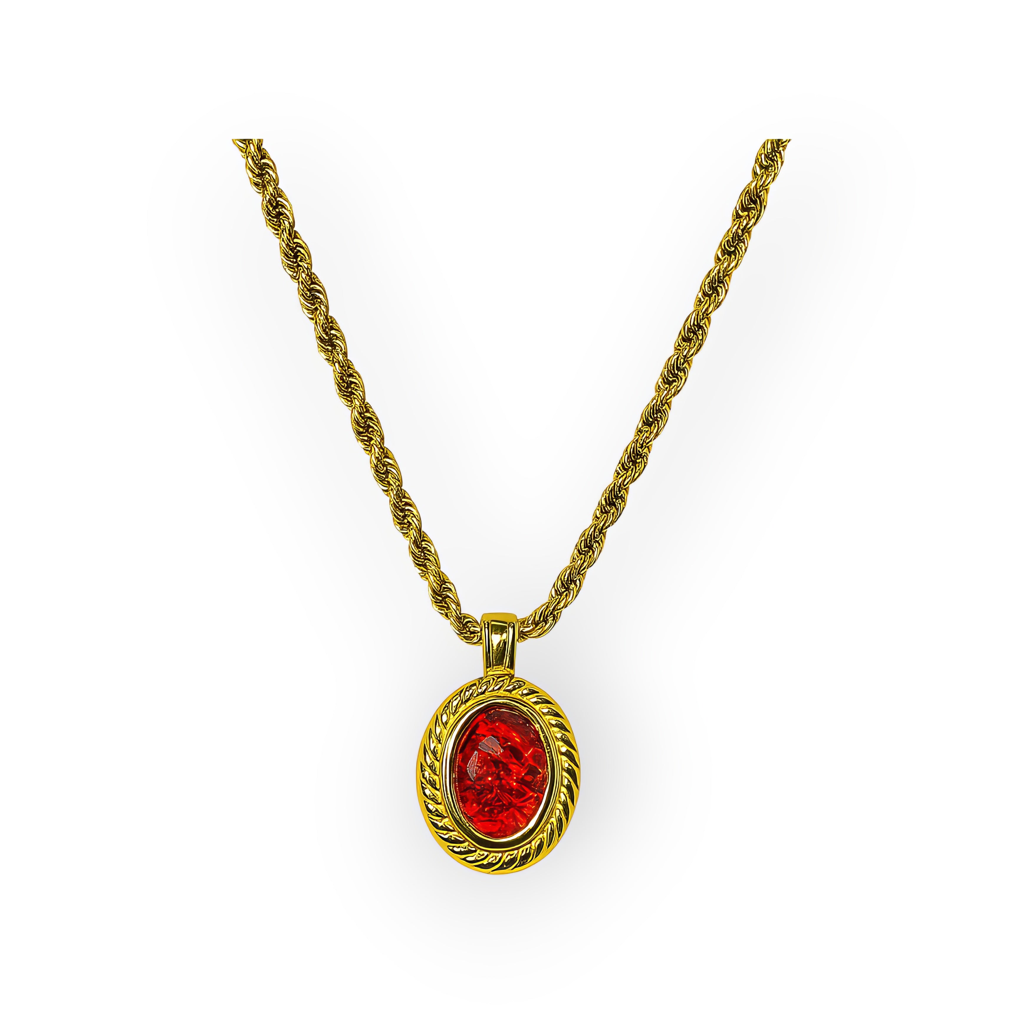 CRIMSON FLAME NECKLACE