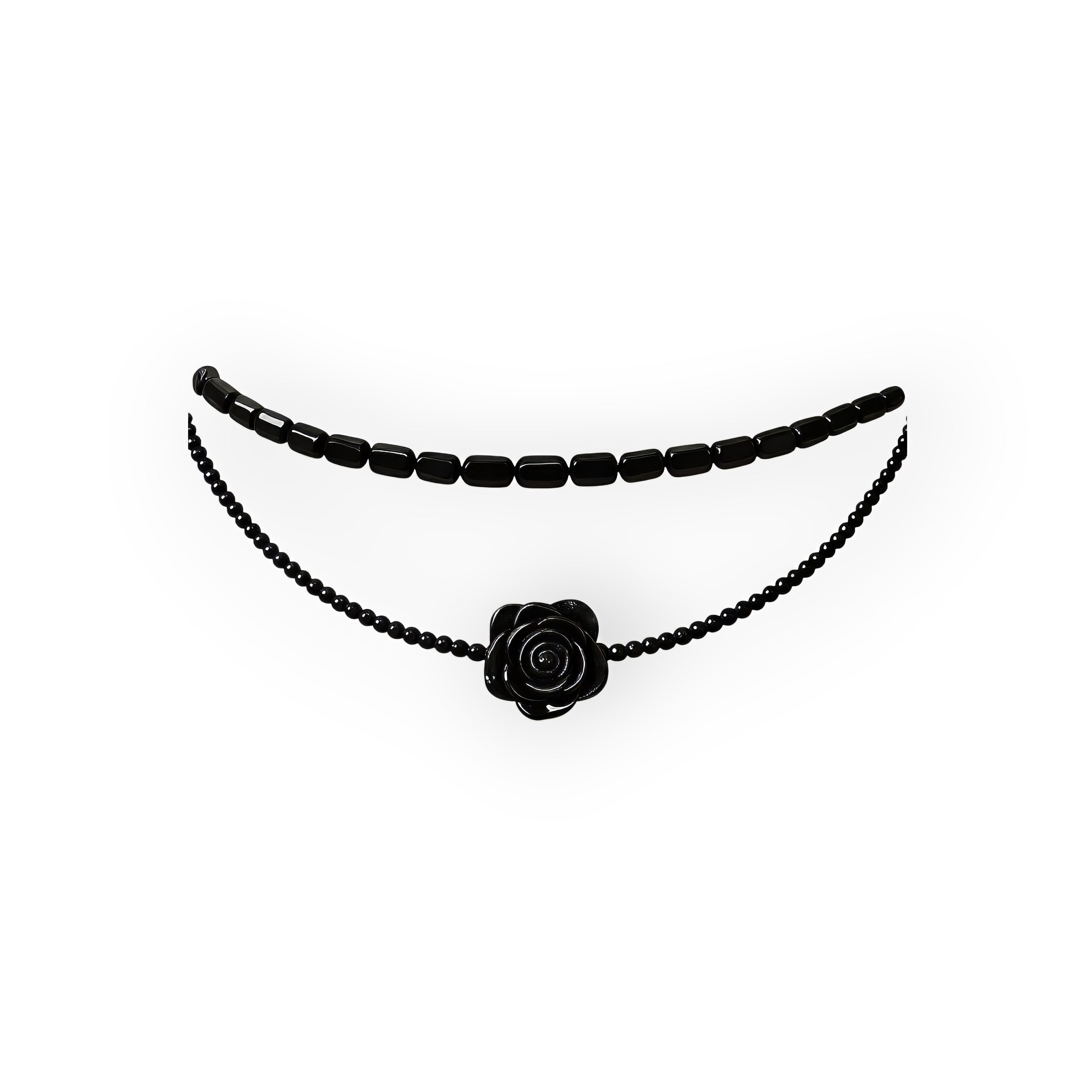 NOIR BLOOM NECKLACE