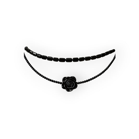 NOIR BLOOM NECKLACE