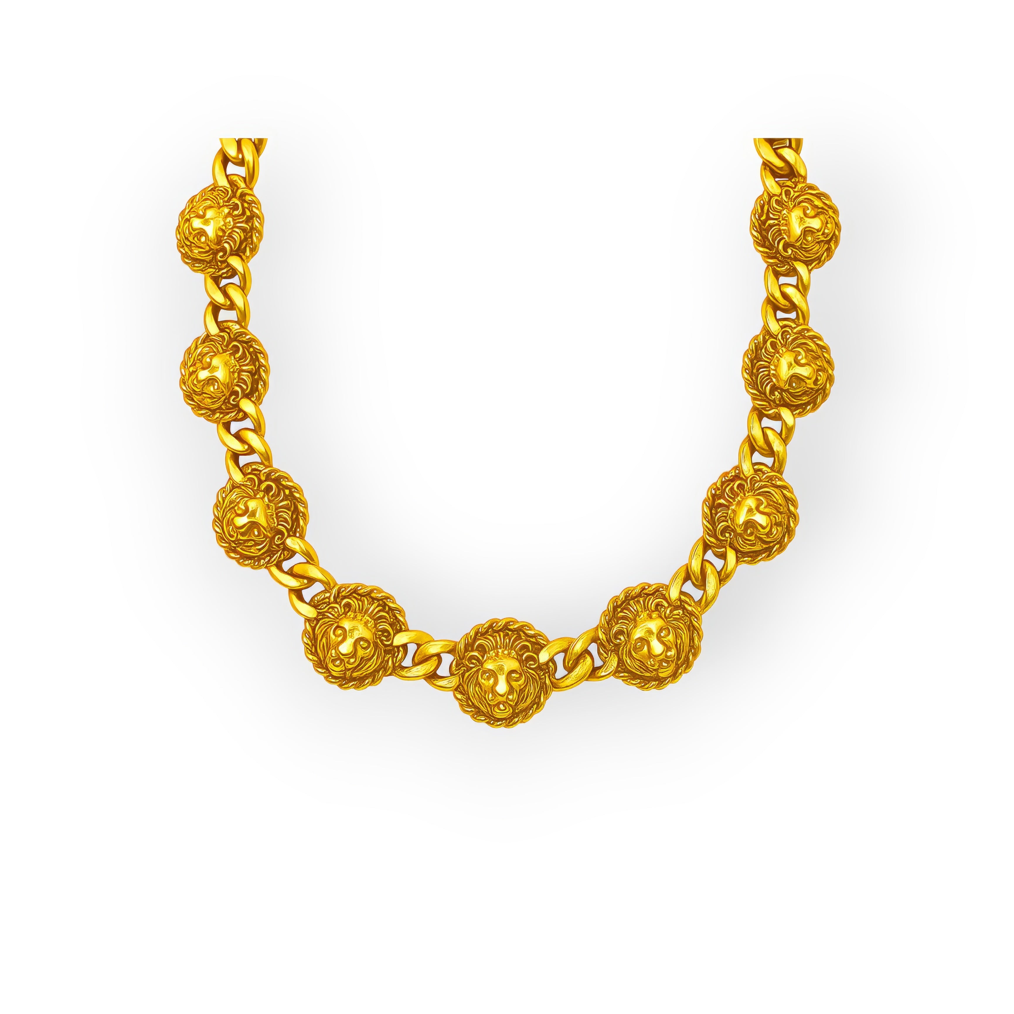 Majestic Lion Head Necklace