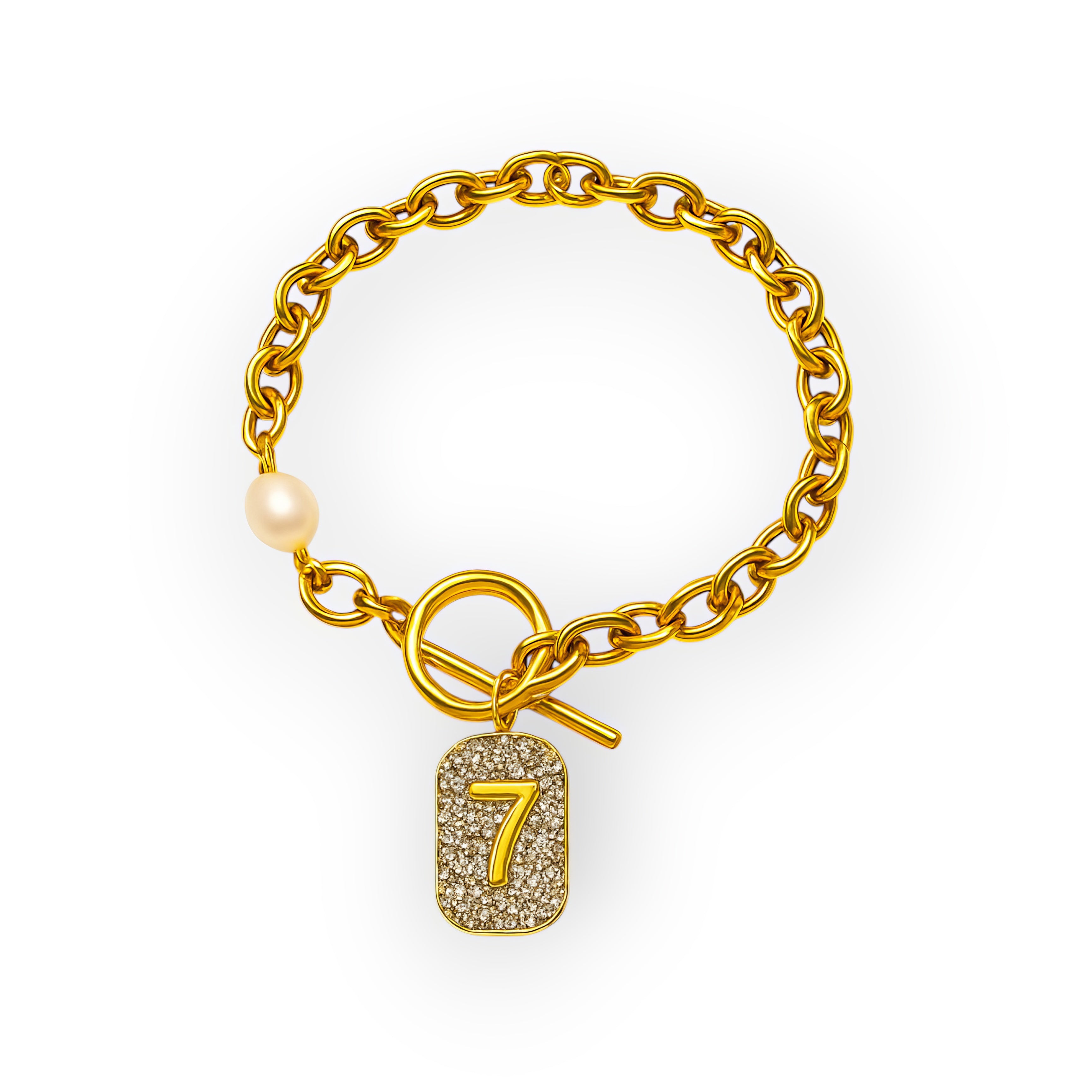 Lucky Seven Charm Bracelet