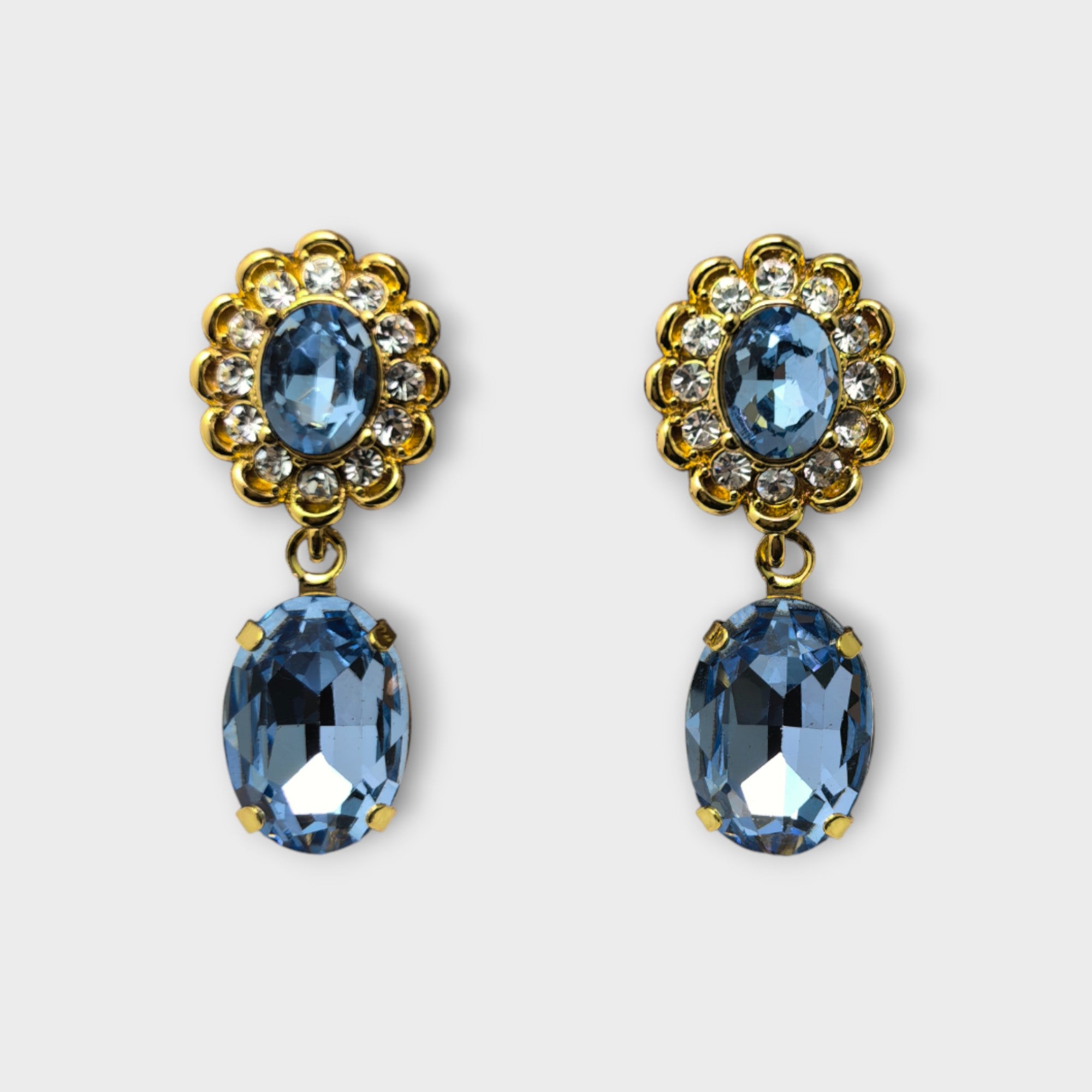 Royal Blue Drop Earrings