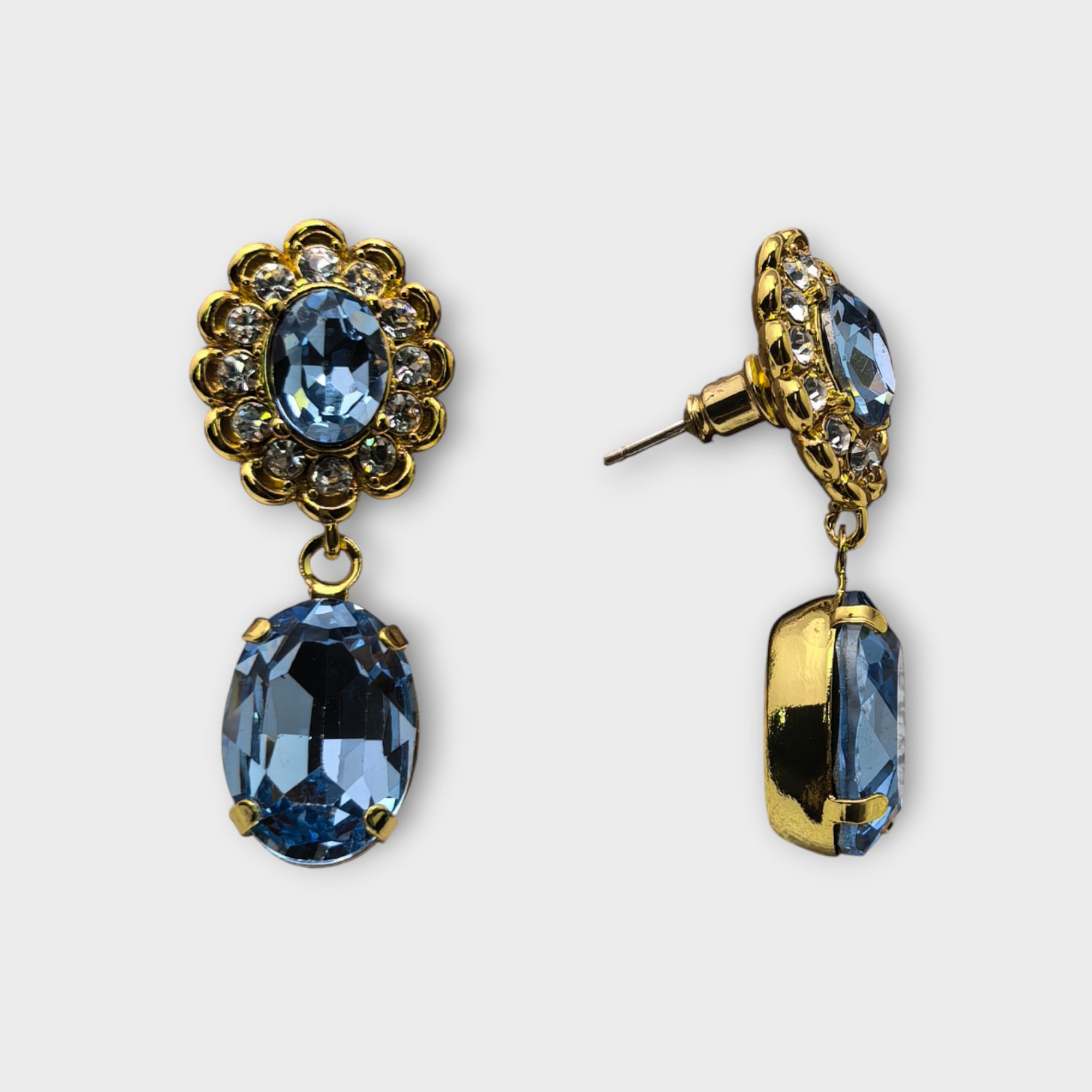 Royal Blue Drop Earrings