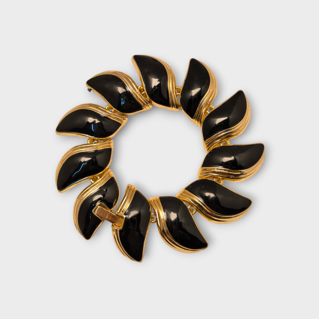 Black Onyx Flame Bracelet