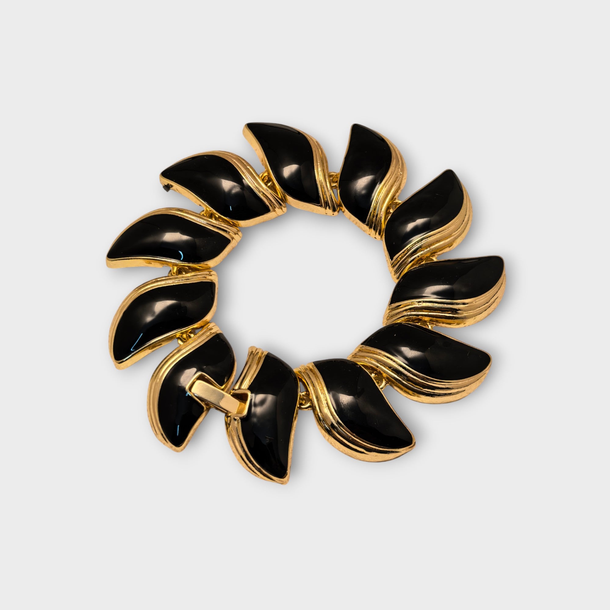 Black Onyx Flame Bracelet