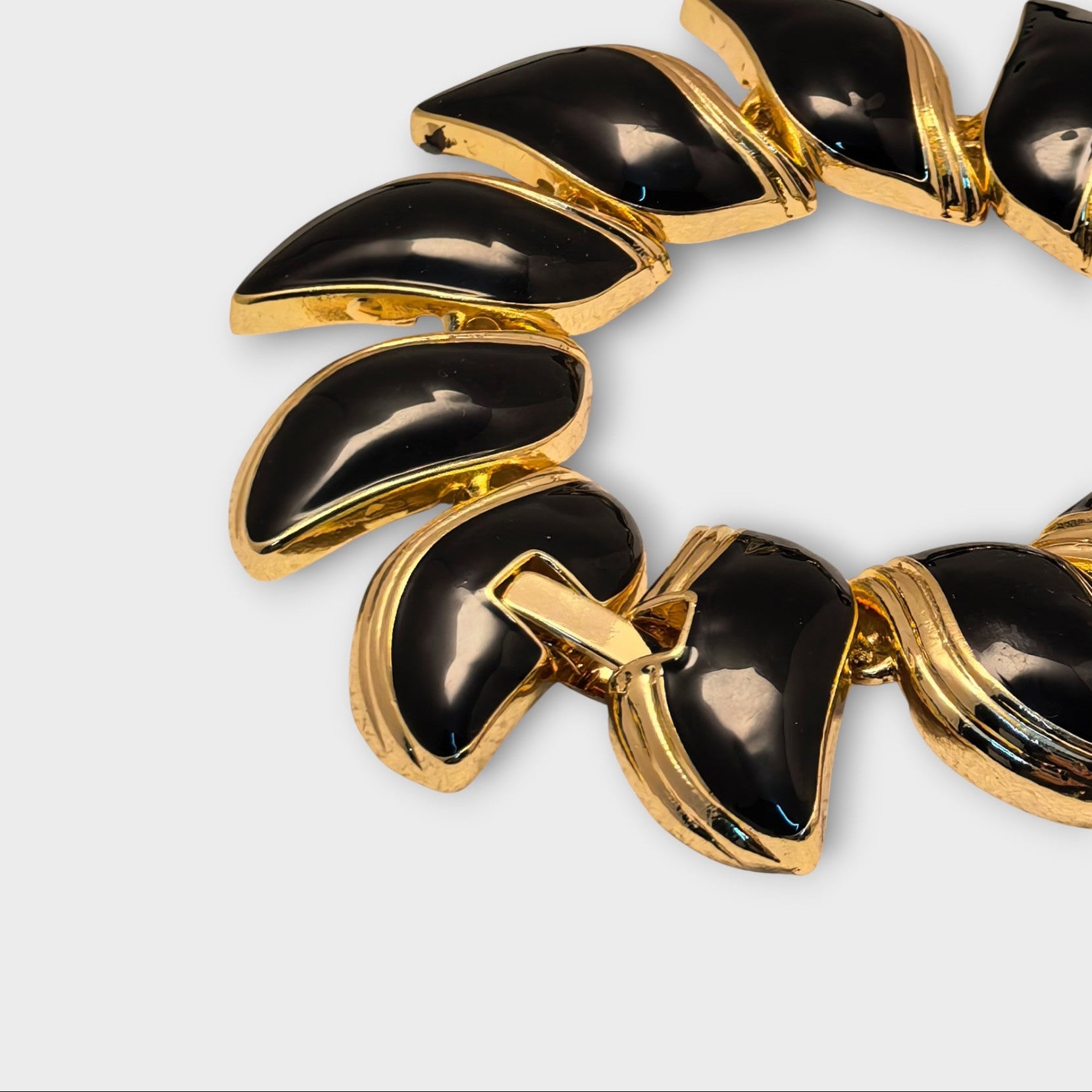 Black Onyx Flame Bracelet