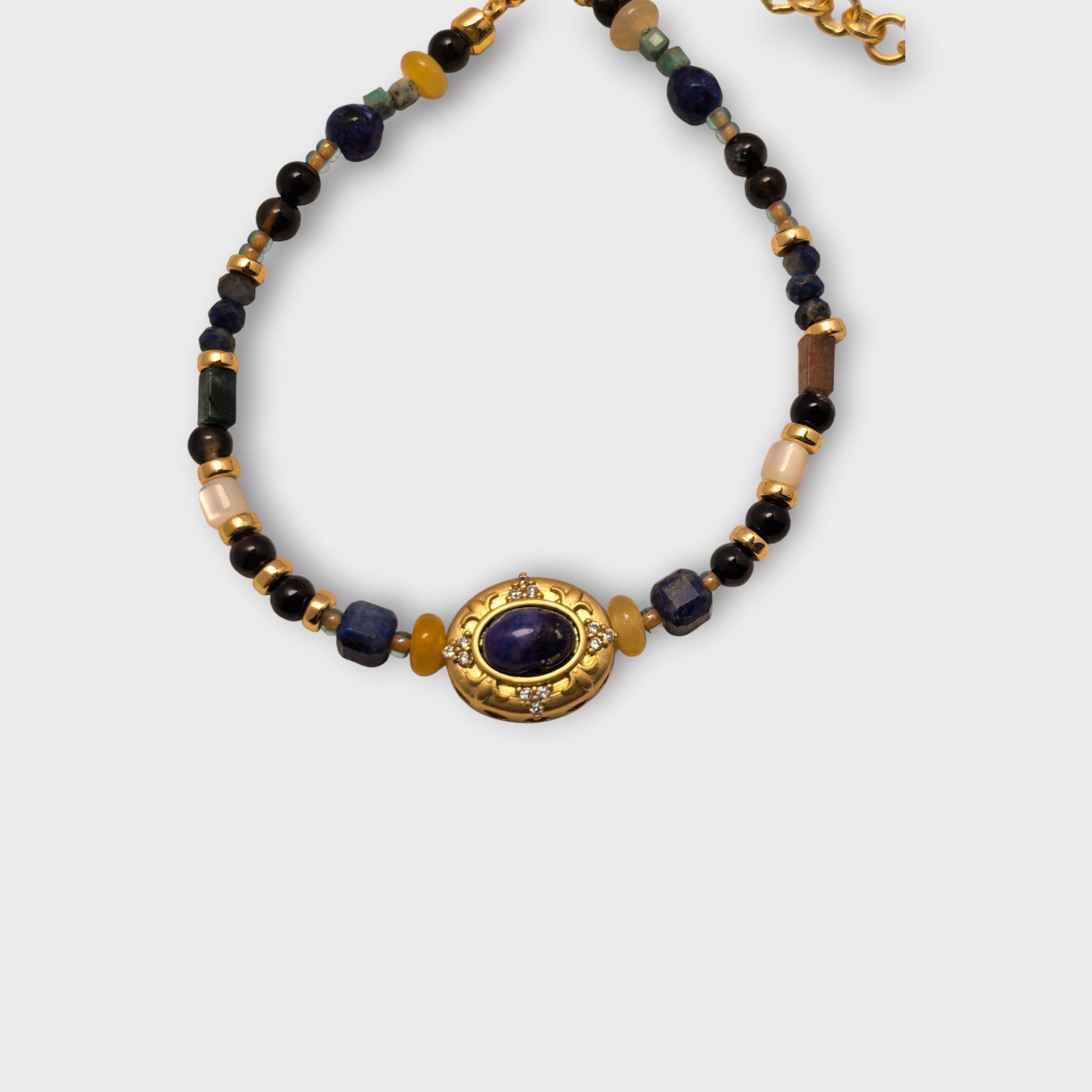 Mystic Gemstone Bead Bracelet