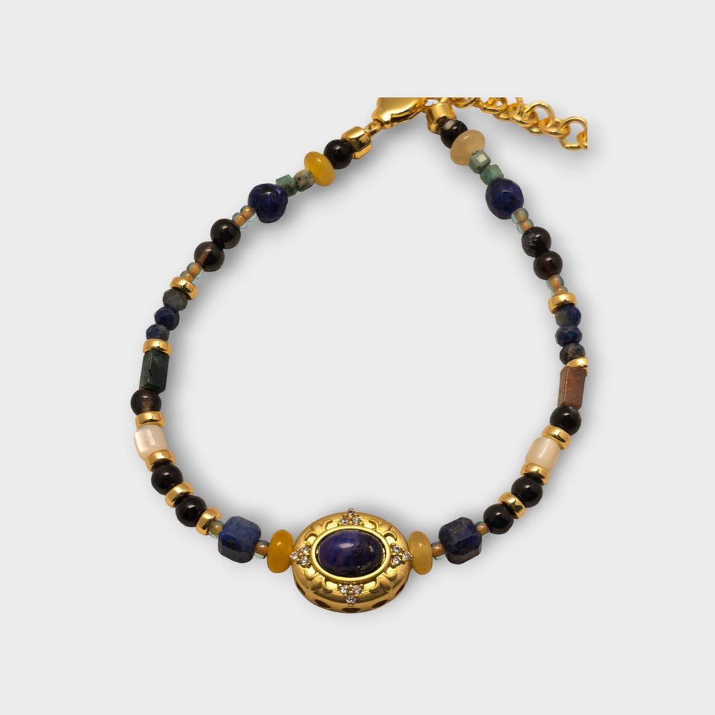 Mystic Gemstone Bead Bracelet