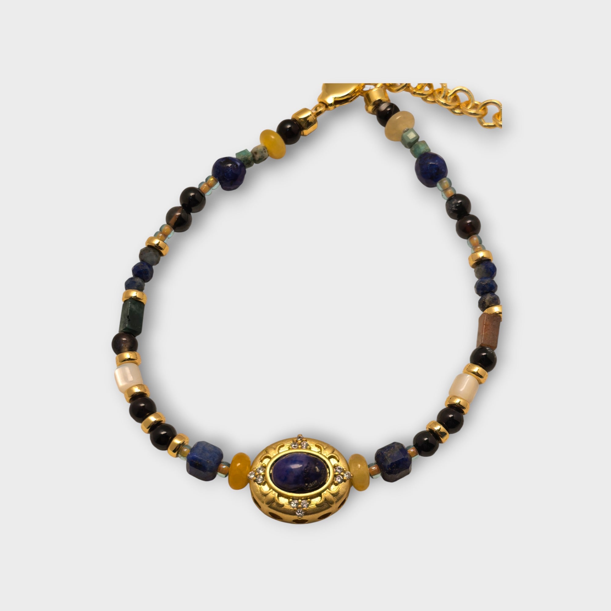 Mystic Gemstone Bead Bracelet