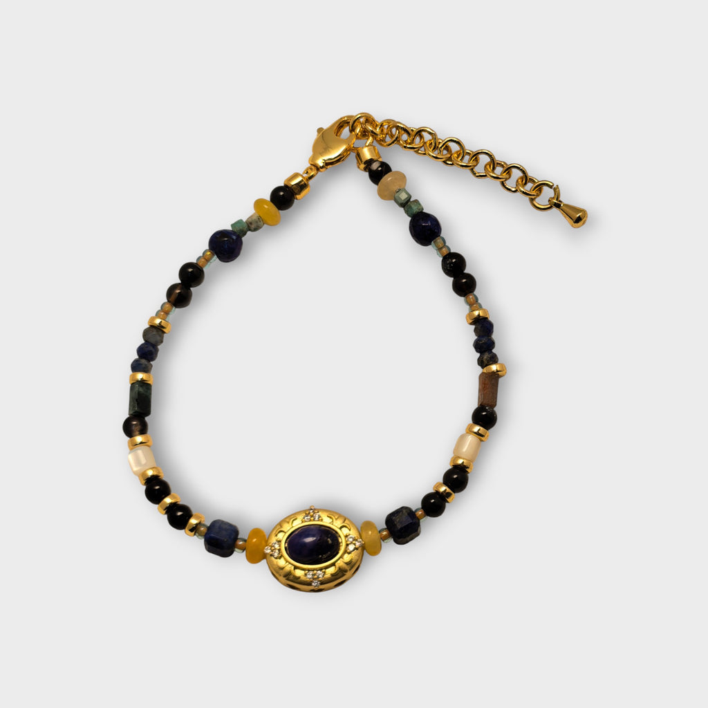 Mystic Gemstone Bead Bracelet