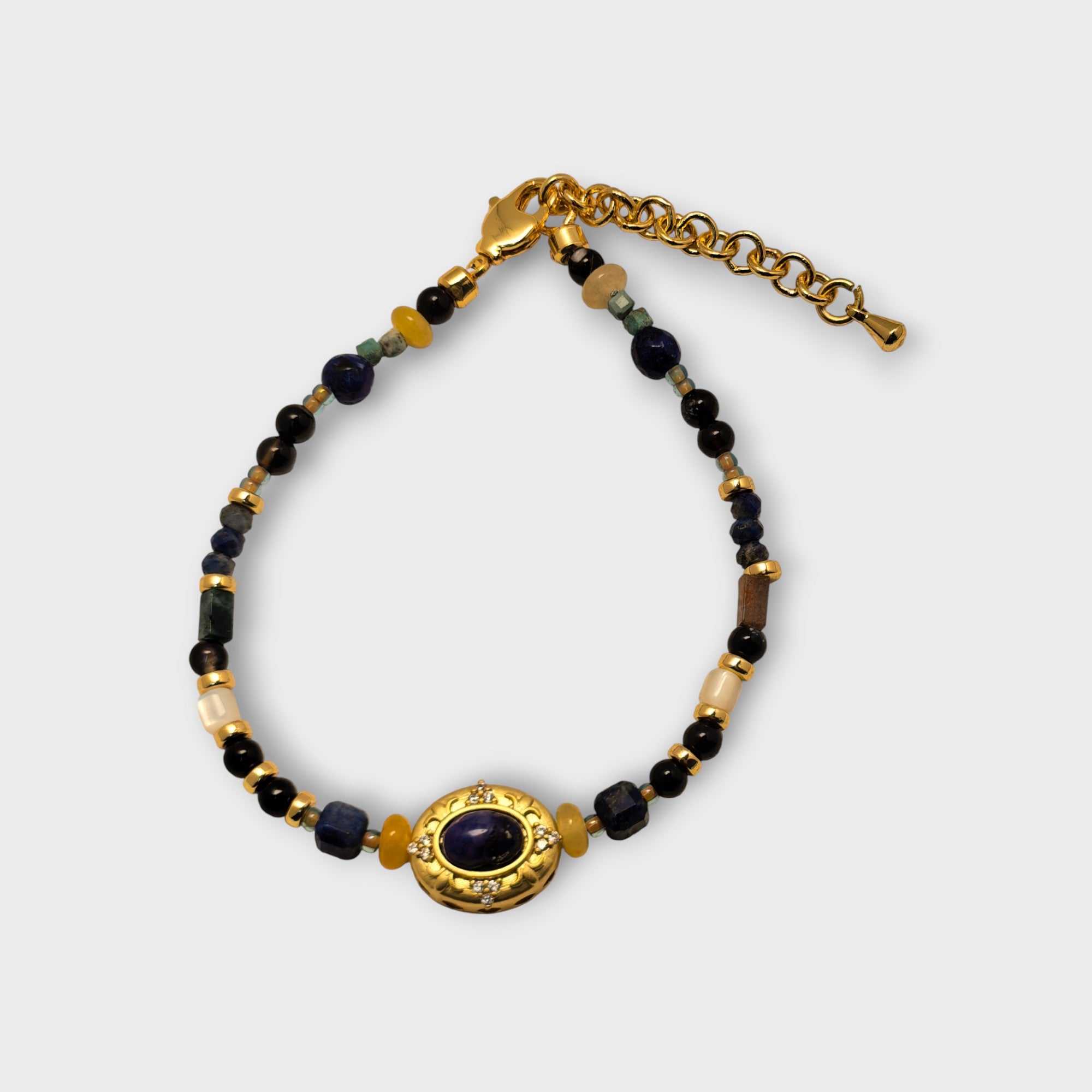 Mystic Gemstone Bead Bracelet