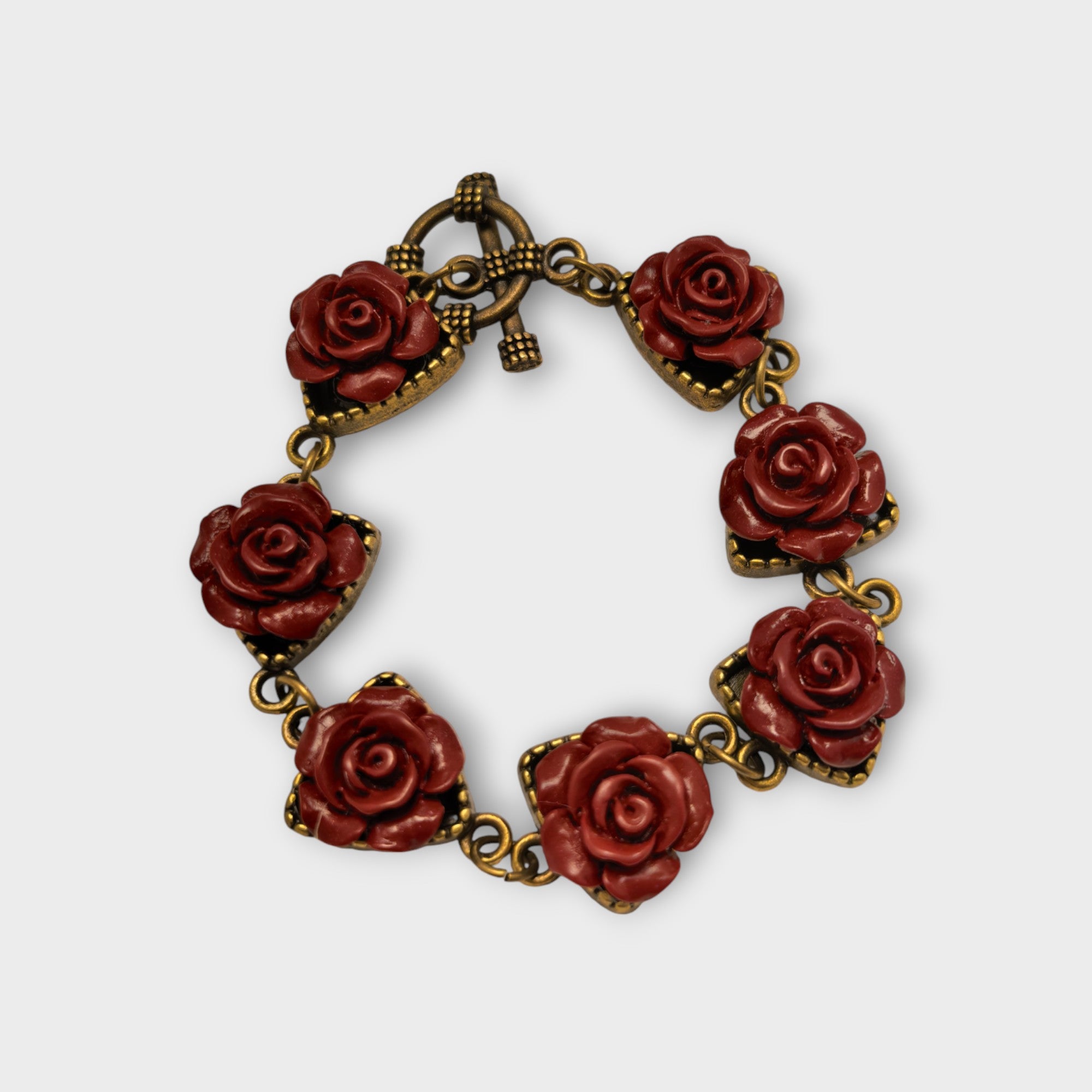 Vintage Rose Bloom Bracelet
