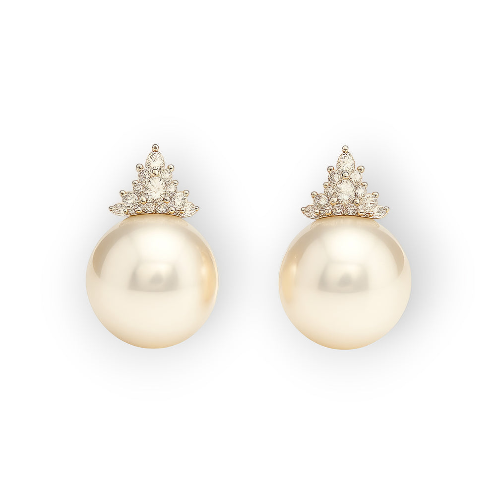 Crown of Pearl Earrings