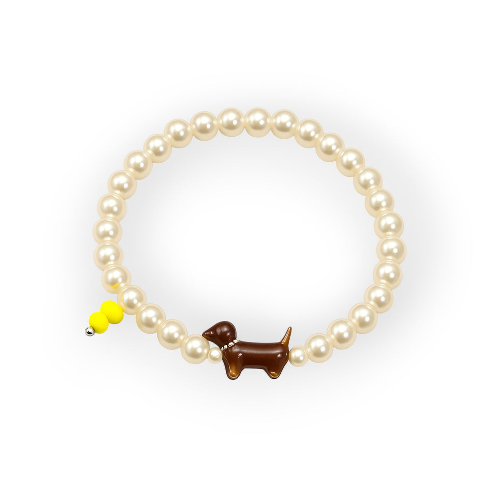 Playful Pearl Pup Bracelet